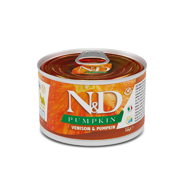 Farmina N&D Grain Free Pumpkin Canine Adult Venison 140gr