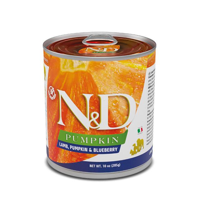 Farmina N&D Grain Free Pumpkin Canine Adult Lamb & Blueberry 285gr