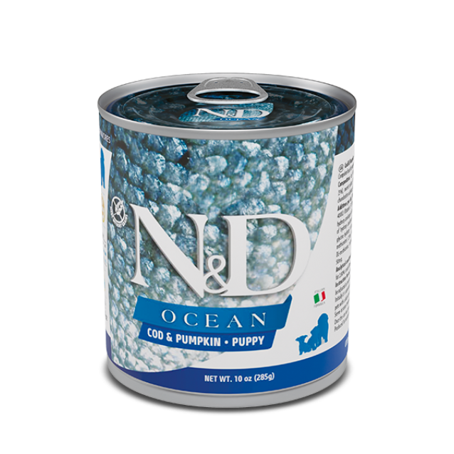Farmina N&D Ocean Canine Puppy Codfish & Pumpkin 285gr