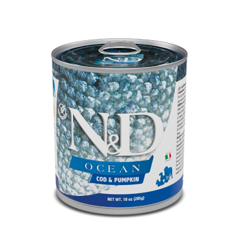 Farmina N&D Ocean Canine Adult Codfish & Pumpkin 285gr