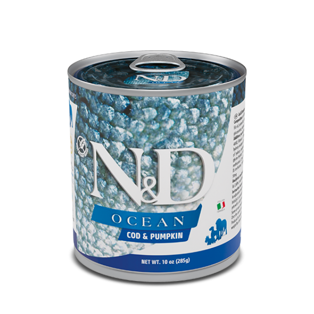 Farmina N&D Ocean Canine Adult Codfish & Pumpkin 285gr
