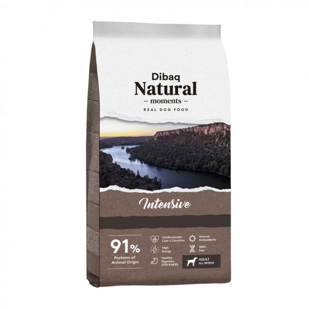 Dibaq Natural Moments Low Grain Τροφή για Ενήλικους Με Υψηλή Δραστηριότητα Κοτόπουλο & Γαλοπούλα 15kg