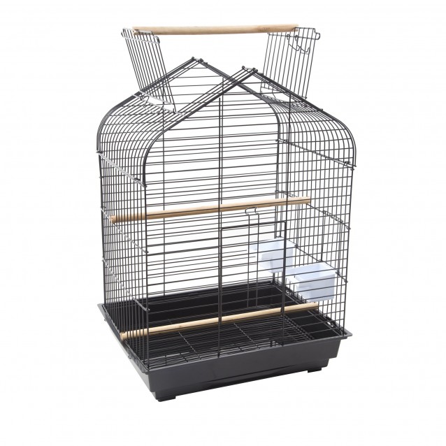 Blu The Parrot Cage Black No1 52x41x73.5cm