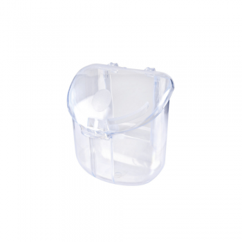 Imac Δοχείο Τροφής Πουλιών Star Διάφανο 8×8,5×8,5cm