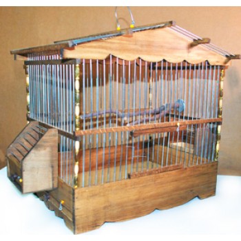 Ξύλινο Κλουβί 996 Πεύκο 47x48x30cm