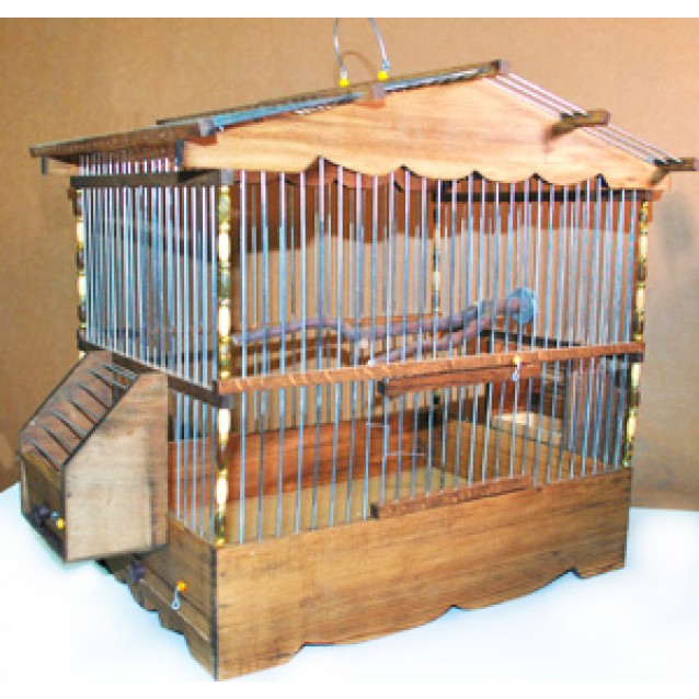 Ξύλινο Κλουβί 996 Πεύκο 47x48x30cm