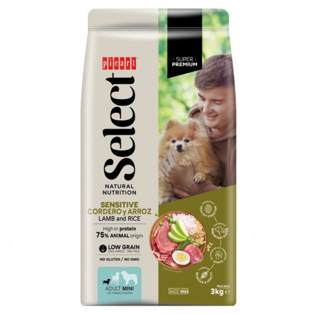 Picart Select Adult Mini Lamb & Rice Superpremium 3kg