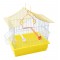 Zazu Bird Cage Yellow No7 27.5x19.5x29cm