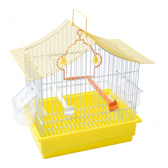 Zazu Bird Cage Yellow No7 27.5x19.5x29cm