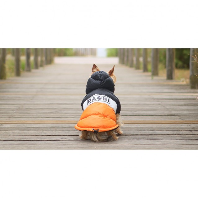 Dashi Stripes Orange And Black Anorak Extra Large