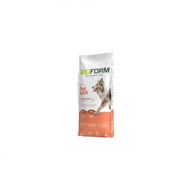 Bio Form Premium Adult Beef & Rice (25/14) 15kg