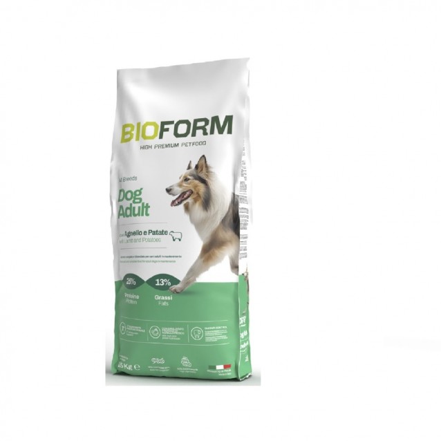 Bio Form Premium Adult Lamb & Rice (25/13) 15kg