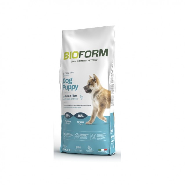 Bio Form Premium Puppy Chicken & Rice (29/16) 15kg