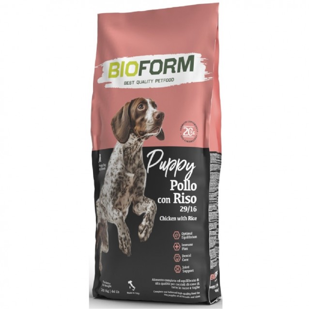 Bio Form Superpremium Puppy Chicken & Rice (28/14) 20kg
