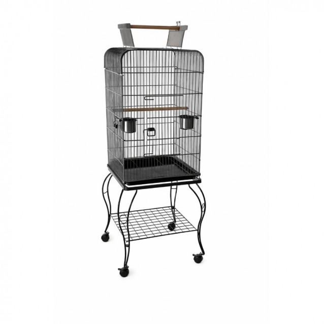 Blu The Parrot Cage Black No7 Premium Line 50.5*50.5*140cm