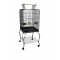 Blu The Parrot Cage Black No9 Premium Line 50.5*50.5*127cm