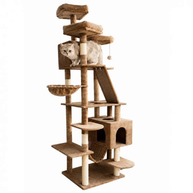 The Scratch Kingdom Cat Tree 55*45*190cm Ονυχοδρόμιο