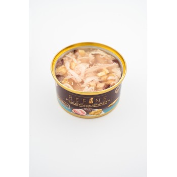 Refine Κονσέρβα Γάτας Sterilized Κοτόπουλο Με Ομελέτα 85gr