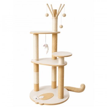 The Cat-Tastic Tower Cat Tree 50×50×117 cm Ονυχοδρόμιο