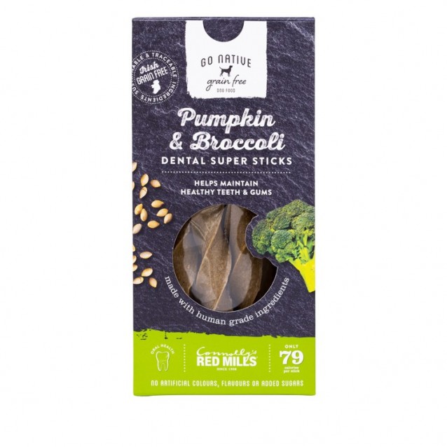 Red Mills Go Native Dental Stick Κολοκύθα-Μπρόκολο (Tρίγωνο)