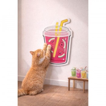 Drunk But Happy Cat Scratcher Watermelon 45*60cm Αυτοκόλλητο Ονυχοδρομιο