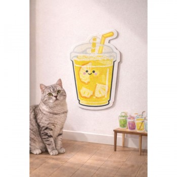 Drunk But Happy Cat Scratcher Pineapple 45*60cm Αυτοκόλλητο Ονυχοδρομιο