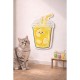 Drunk But Happy Cat Scratcher Pineapple 45*60cm Αυτοκόλλητο Ονυχοδρομιο