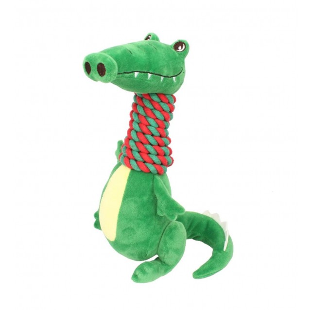 Fantasy World No Harm Crocodile Rope Toy 15x27cm