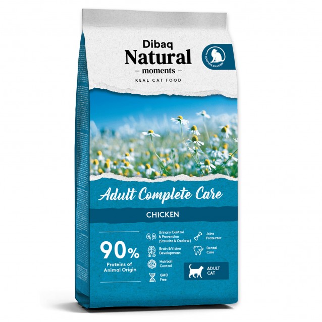 Dibaq Natural Moments Adult Complete Care Grain Free Urinary & Hairball Control Chicken 7kg
