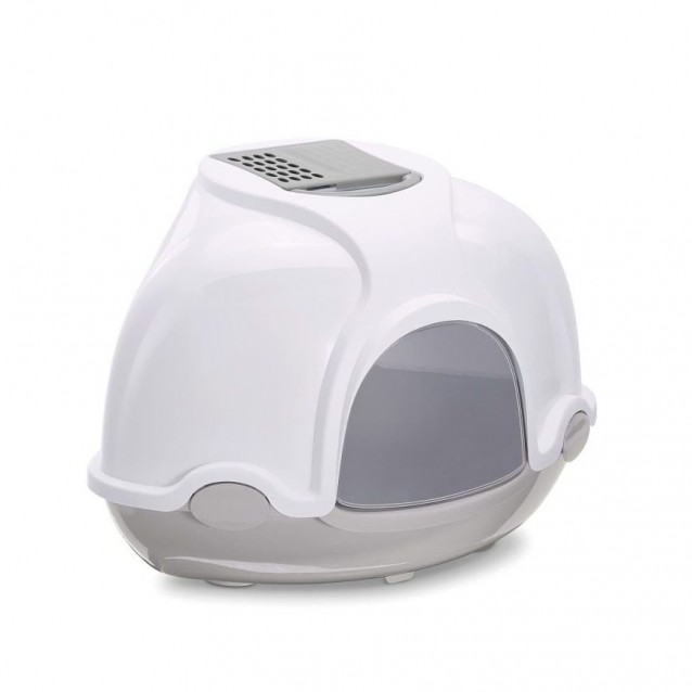 Imac Τουαλέτα Γάτας Γωνιακή Ginger Grey 52x52x44,5cm