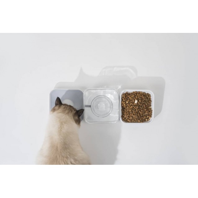 Multifunctional Bowl Food And Water 2 In 1 32x16x11cm