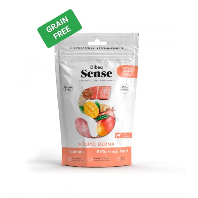 Dibaq Sense Snack Atopic Derma Salmon 100gr