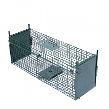 Παγίδα - Κλουβί Για Γάτες Με 2 Πόρτες 80x25x30cm
