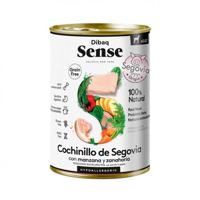 Dibaq Sense Holistic Hypoallergenic Grain Free Segovian Pig 380gr
