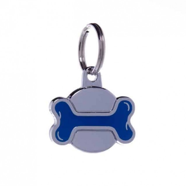 Petitamis Ταυτότητα Small Blue Dog Bone