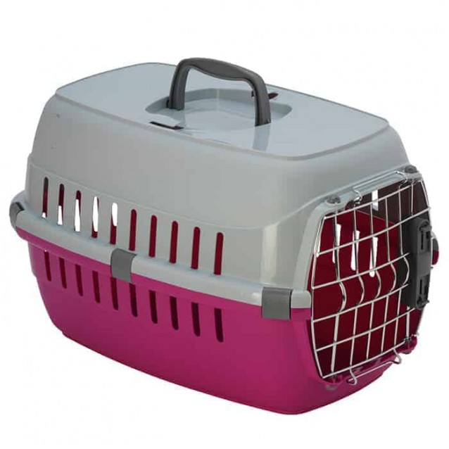 Moderna Roadrunner 2 Κλουβί Μεταφοράς Ροζ 55,9×36,9×34,9cm +Lock
