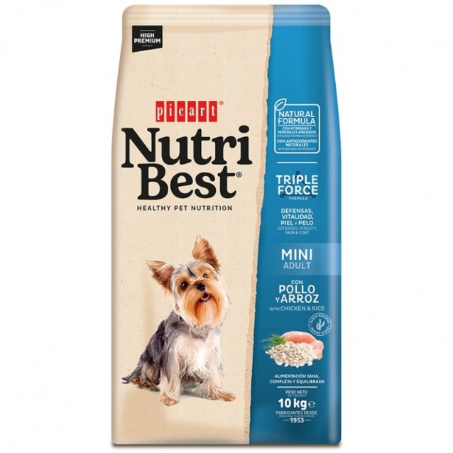 Picart NutriBest Adult Mini Chicken & Rice Premium 3kg