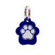 Petitamis Ταυτότητα Small Blue Pawprint Plexy