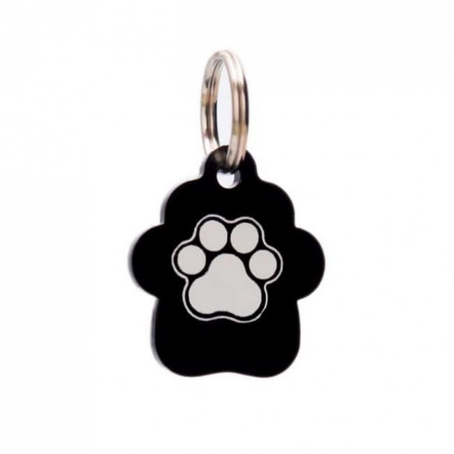 Petitamis Ταυτότητα Small Black Pawprint Plexy