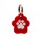 Petitamis Ταυτότητα Small Red Pawprint Plexy
