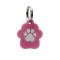 Petitamis Ταυτότητα Small Pink Pawprint Plexy