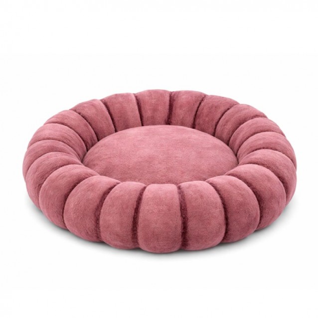 Κρεβάτι Σκύλου και Γάτας Muffin Rose Στρογγυλό 60x12 cm Ροζ