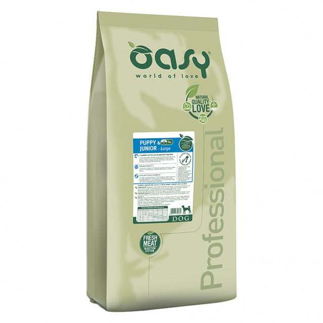 Oasy Puppy/Junior Large Chicken 18kg