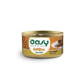Oasy Wet Cat Caprice Mousse/Κονσερβάκια Adult Liver 85gr