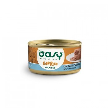 Oasy Wet Cat Caprice Mousse/Κονσερβάκια Adult Fish 85gr