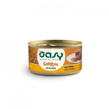 Oasy Wet Cat Caprice Mousse/Κονσερβάκια Adult Chicken 85gr