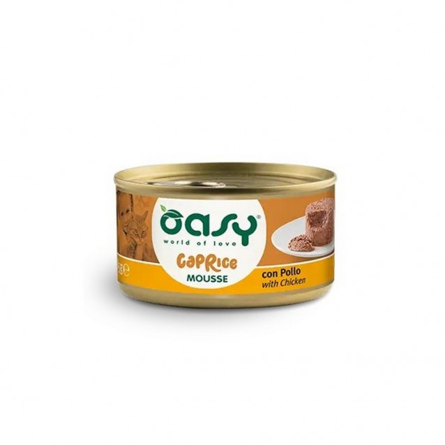 Oasy Wet Cat Caprice Mousse/Κονσερβάκια Adult Chicken 85gr