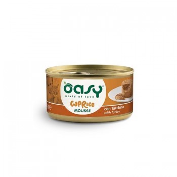 Oasy Wet Cat Caprice Mousse/Κονσερβάκια Adult Turkey 85gr