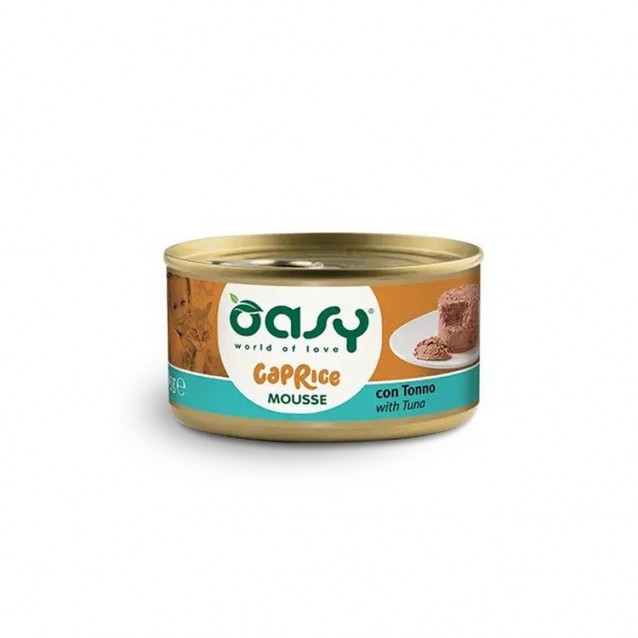 Oasy Wet Cat Caprice Mousse/Κονσερβάκια Adult Tuna 85gr