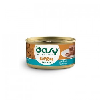 Oasy Wet Cat Caprice Mousse/Κονσερβάκια Adult Trout 85gr